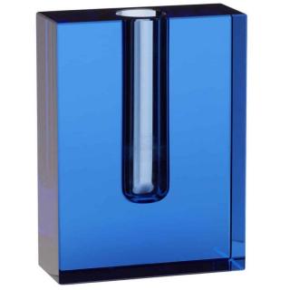 Váza BLOCK 100 ml, modrá, sklo, Hübsch