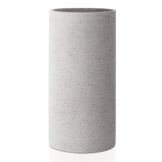 Váza COLUNA M, 24 cm, svetlosivá, Polystone, Blomus