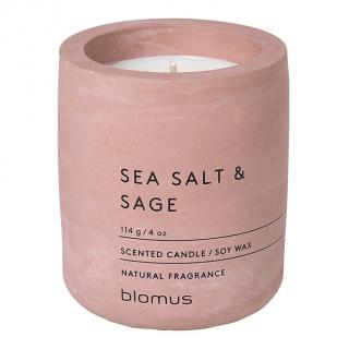 Vonná sviečka FRAGA, ⌀ 6,5 cm, Morská soľ & Sage, Blomus