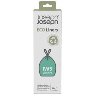 Vrecia na odpadky TITAN 20 / PORTA IW5 ECO LINERS 30133 40 l, 20 ks, extra silné, Joseph Joseph