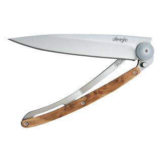 Vreckový nôž 37 g, ultraľahký, jalovcové drevo, deejo