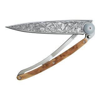 Vreckový nôž TATTOO 37 g, Art nouveau, borievka, deejo