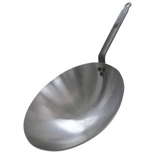 Wok CARBONE PLUS 36 cm, oceľ, de Buyer