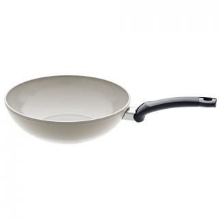 Wok CERATAL 28 cm, béžová farba, hliník, Fissler