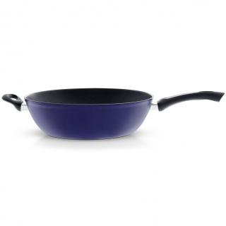 Wok COLOR EDITION 32 cm, modrý, hliník, Fissler