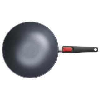 Wok DIAMOND LITE 30 cm, na indukciu, odnímateľná rukoväť, titán, WOLL