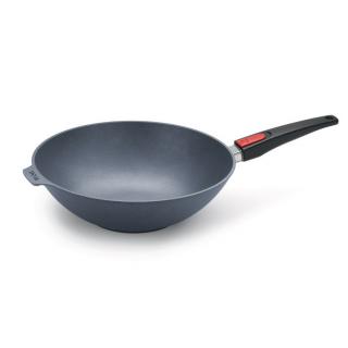 Wok DIAMOND LITE 32 cm, na indukciu, odnímateľná rukoväť, titán, WOLL