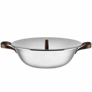 Wok EDO 34 cm, 5,8 l, nerez, Alessi