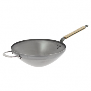 Wok MINERAL B 32 cm, oceľ, de Buyer