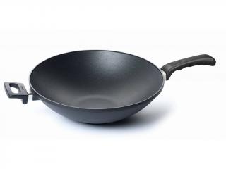 Wok TITANIUM NOWO 32 cm, s rukoväťou, titán, WOLL