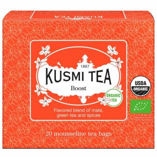 Zelený čaj BOOST, 20 vrecúšok čaju, Kusmi Tea