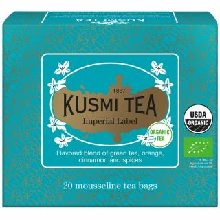 Zelený čaj IMPERIAL LABEL, 20 vrecúšok, Kusmi Tea