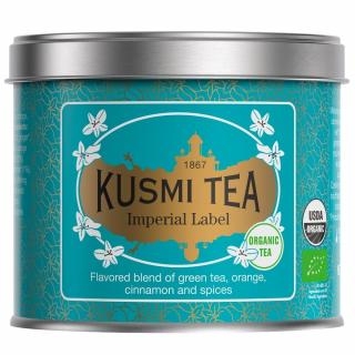 Zelený čaj IMPERIAL LABEL, plechovka sypaného čaju 100 g, Kusmi Tea