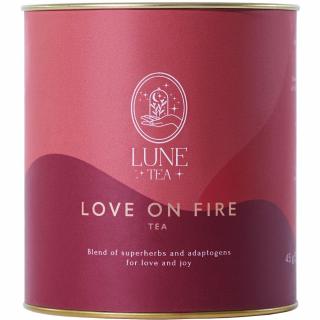 Zelený čaj LOVE ON FIRE, 45 g plechovka, Lune Tea