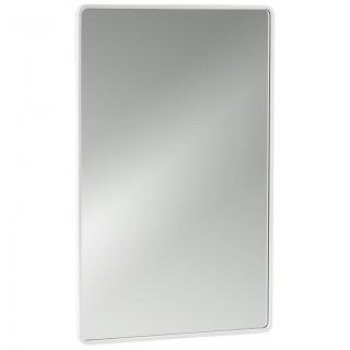 Zrkadlo do kúpeľne RIM 70 cm, biela, hliník, Zone Denmark