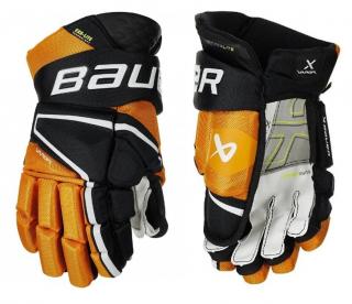 Hokejové rukavice BAUER S22 Vapor HYPERLITE Junior Zvoliť: 10  Black Orange