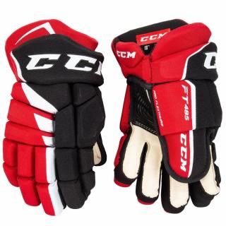 Hokejové rukavice CCM JETSPEED FT485 Junior Zvoliť: 12  Black White