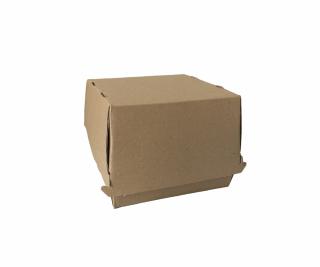 BURGER BOX 1D, hnedý papier 50 ks/bal (Obal na hamburger)