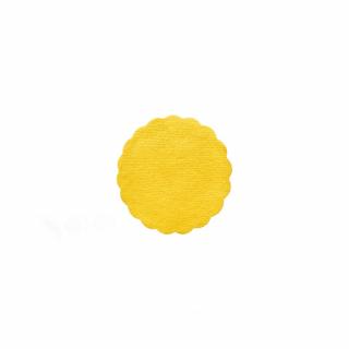 Rozetky PREMIUM O 9 cm žlté /500 ks/
