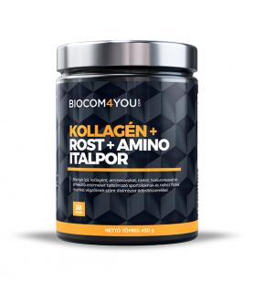 Biocom Kolagén + vláknina + amino prášok - mango