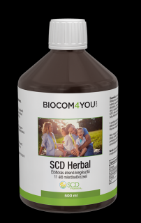 Biocom SCD Herbal probiotický nápoj 500 ml