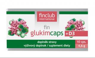 Finclub fin Glukimcaps+D3 10 kapsúl