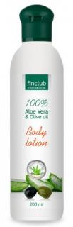 Finclub Telové mlieko Aloe Vera a Olivový olej 200 ml