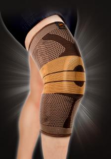 PREMIA PRO-SERIES elastická bandáž kolena so silikónom Balenie: S : 33cm-38cm