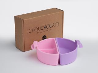 Vnútorný rozdeľovač pre misku s vekom Chouchouatti - ružová/fialová