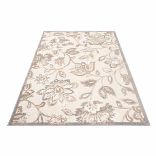 Béžový kvetinový koberec Rufy Rozmer: 160x230 cm