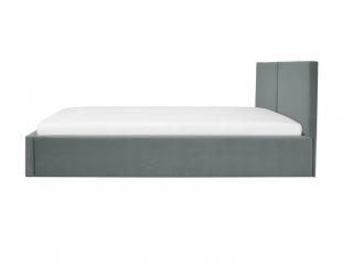 Čalúnená posteľ s úložným priestorom Izabela 90x200 - sivá