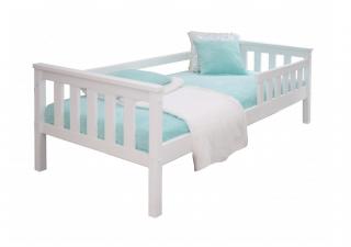 Detská posteľ s bariérkou Aria 180x80 - biela