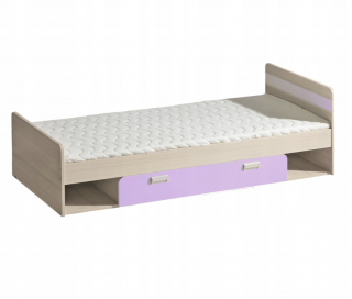 Detská posteľ s úložným priestorom LORENTO L13 Farba: Fialová