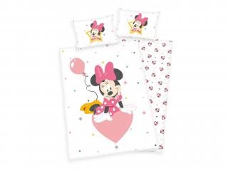 Detské bavlnené obliečky 100x135+40x60 - Minnie Mouse