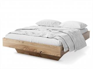 Drevená dubová manželská posteľ Bergamo Rozmer: 160x200