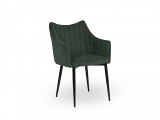 Jedálenská retro stolička Manchester - zelená
