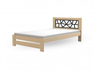 Jednolôžková drevená posteľ 120x200 Kosma - borovica