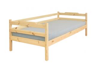Jednolôžková drevená posteľ Oľga 7 - 200x90 - prírodná