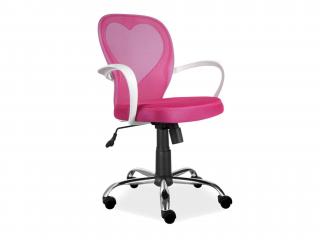 Kancelárska stolička Daisy - ružová