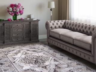 Krémovo-hnedý orientálny koberec Bisar Rozmer: 80x150 cm