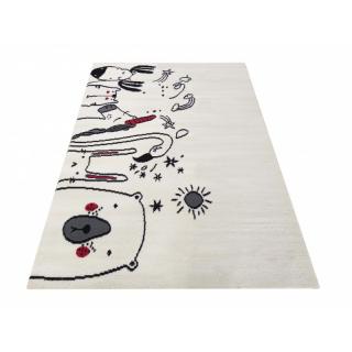 Krémový koberec do detskej izby Seth 09 Rozmer: 160x220 cm