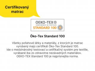 Kvalitný matrac Vally s taštičkami 200x160 Poťah: Premium Jersey 3D