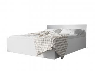 Manželská posteľ Abby 160x200 Farba: Biela