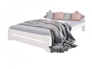 Manželská posteľ Charlie - biela Rozmer: 160x200
