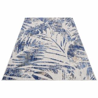 Modrý tkaný koberec Frosty Rozmer: 120x170 cm