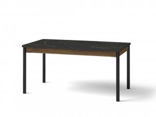 Rozkladací stôl Prestigo P14 - orech warmia / čierna