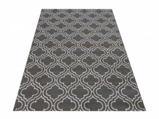 Sivo-biely moderný koberec Polda Rozmer: 80x150 cm