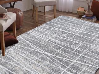 Sivý minimalistický koberec Gale Rozmer: 80x150 cm