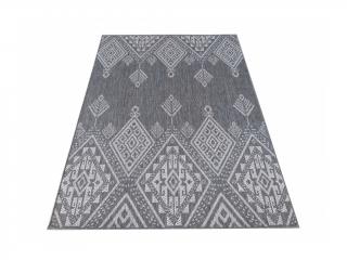 Sivý moderný koberec Zara 13 Rozmer: 120x170 cm