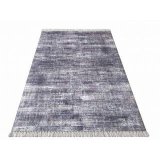 Sivý tkaný koberec BLAK 02 Rozmer: 160x220 cm